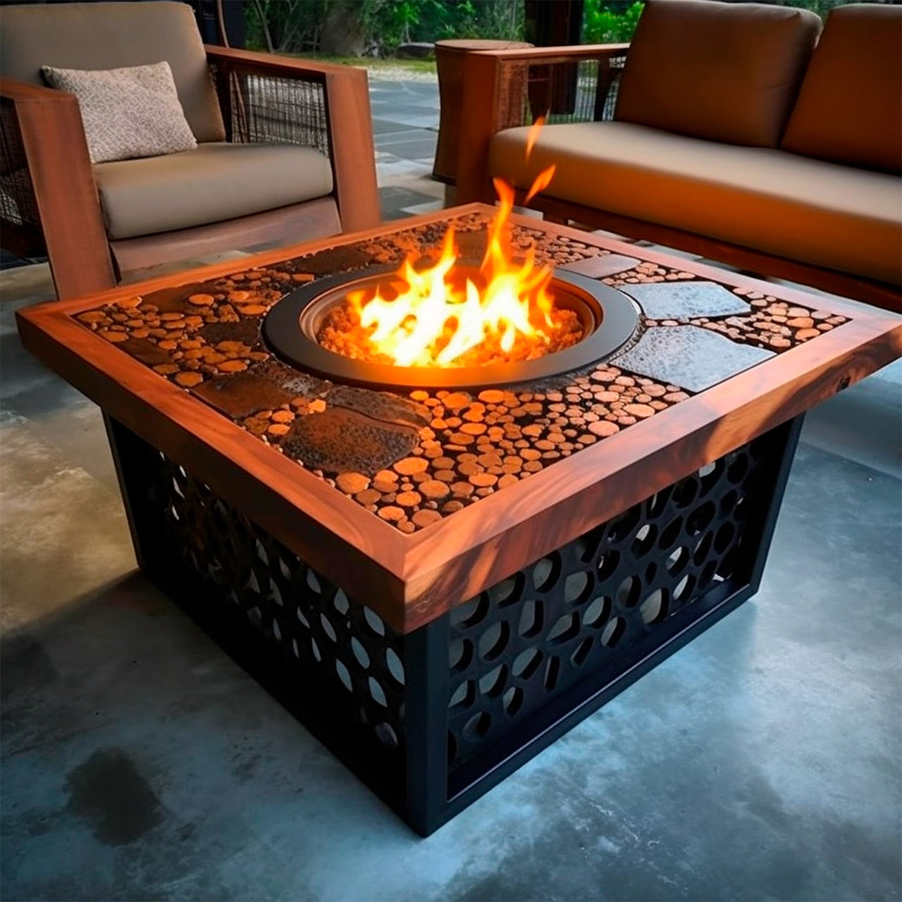 Atelier Sunset Fire Table