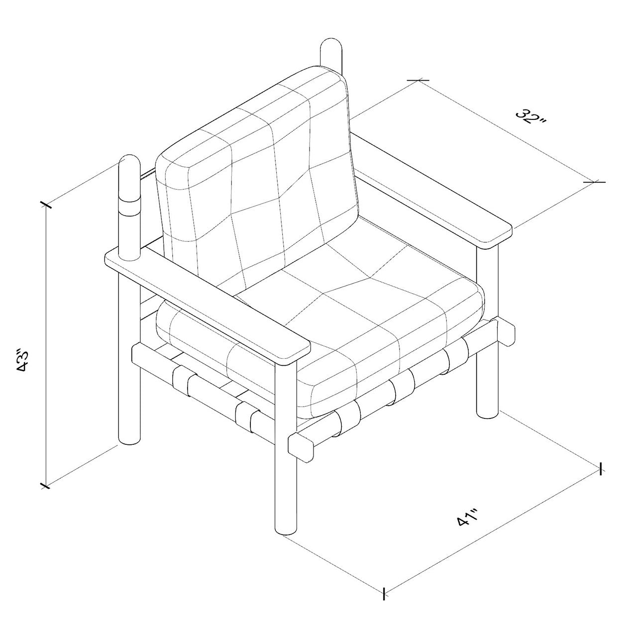 Coloma Gold Vineyard Chair