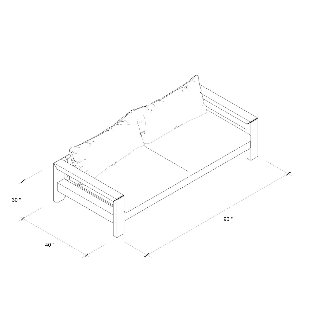 Coloma Gold  Kane Sofa