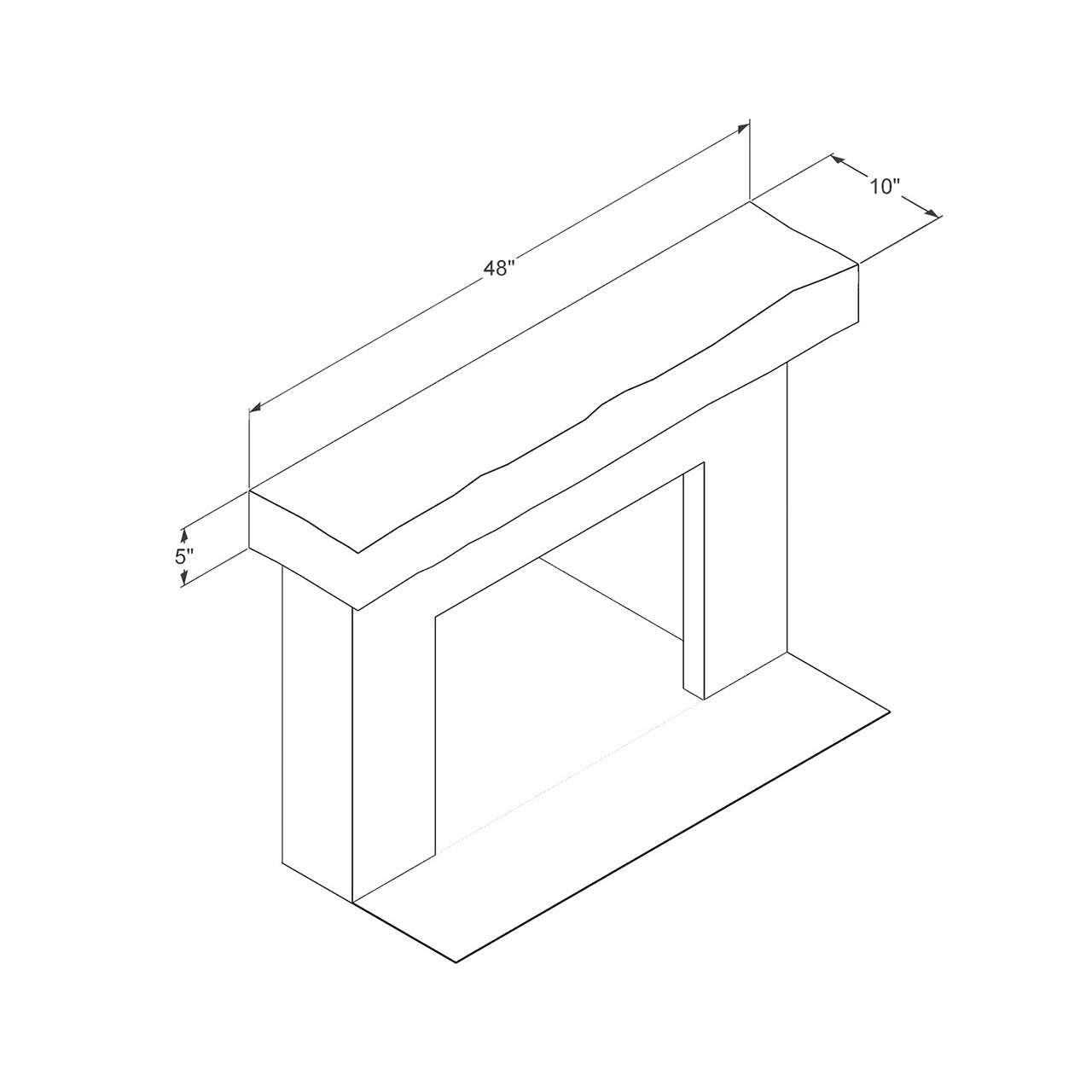 Concord Plaza Denkinger Fireplace Mantel