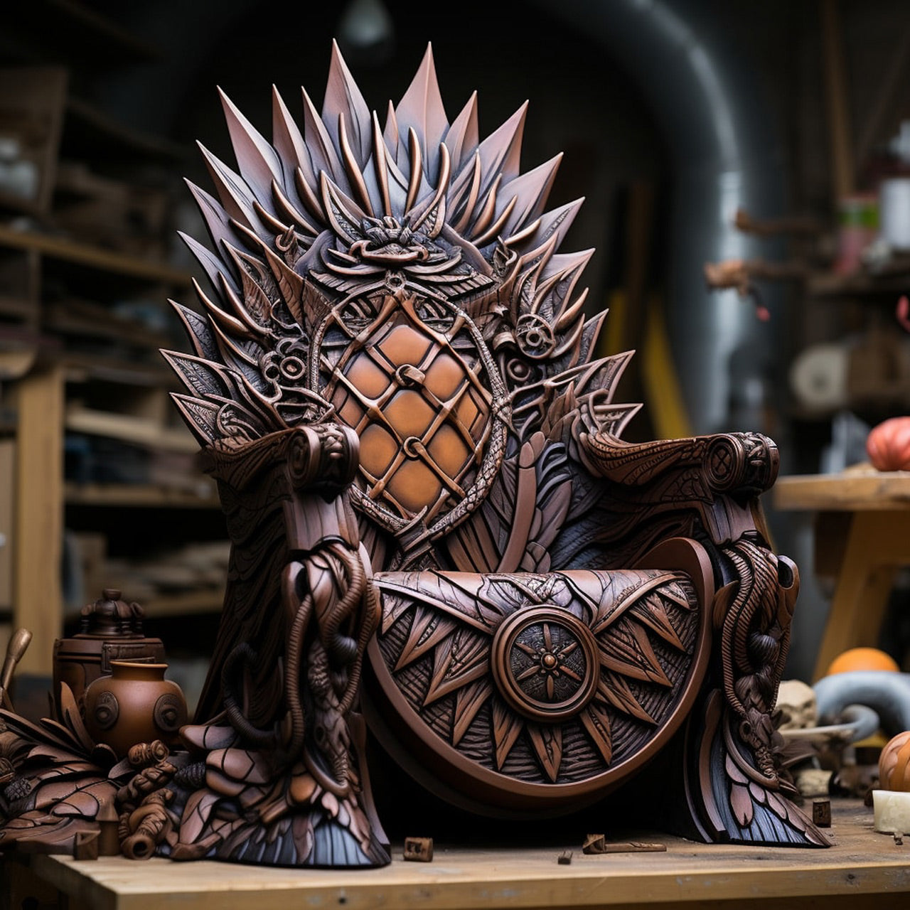 Custom Halfdan Throne