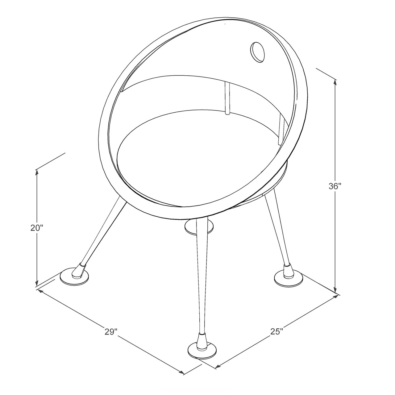 Foresthill Ridge Finning Chair