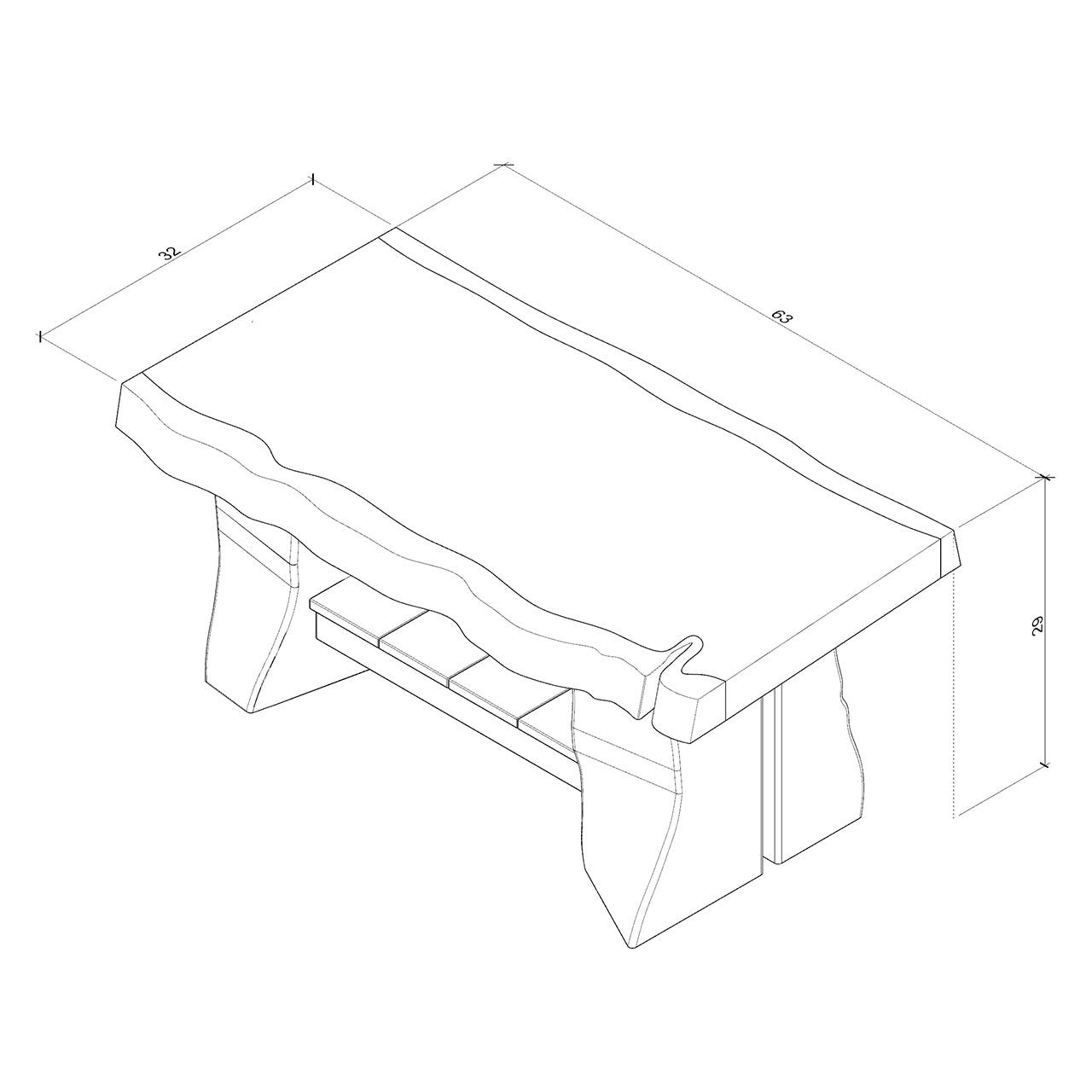 Foresthill Ridge Timberland Table