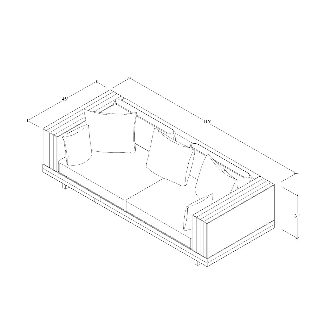 Foresthill Ridge Tule Sofa