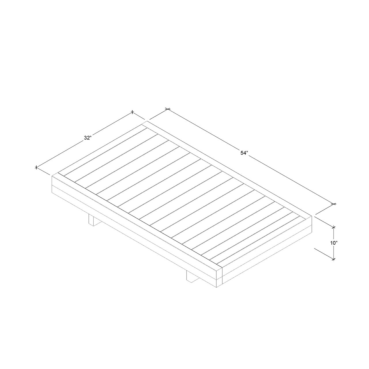 Foresthill Ridge Tule Coffee Table