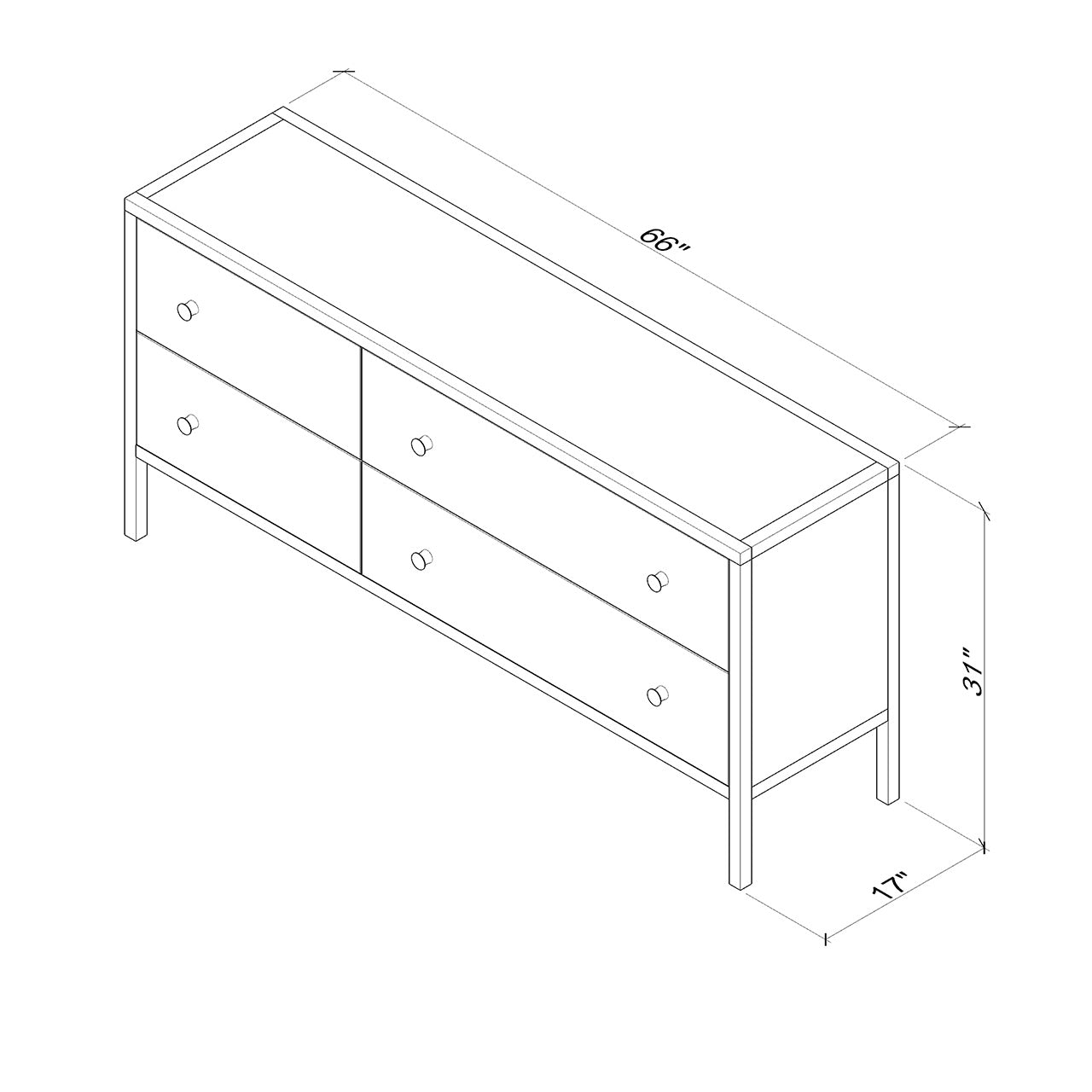 Golden Gate Lime Point Credenza