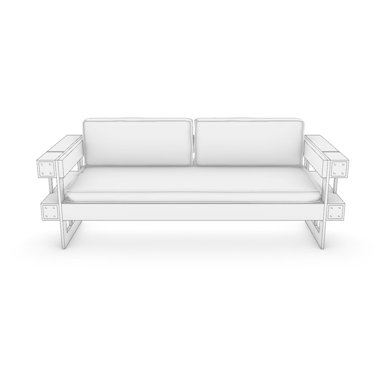 Golden Gate Mira Loma Sofa