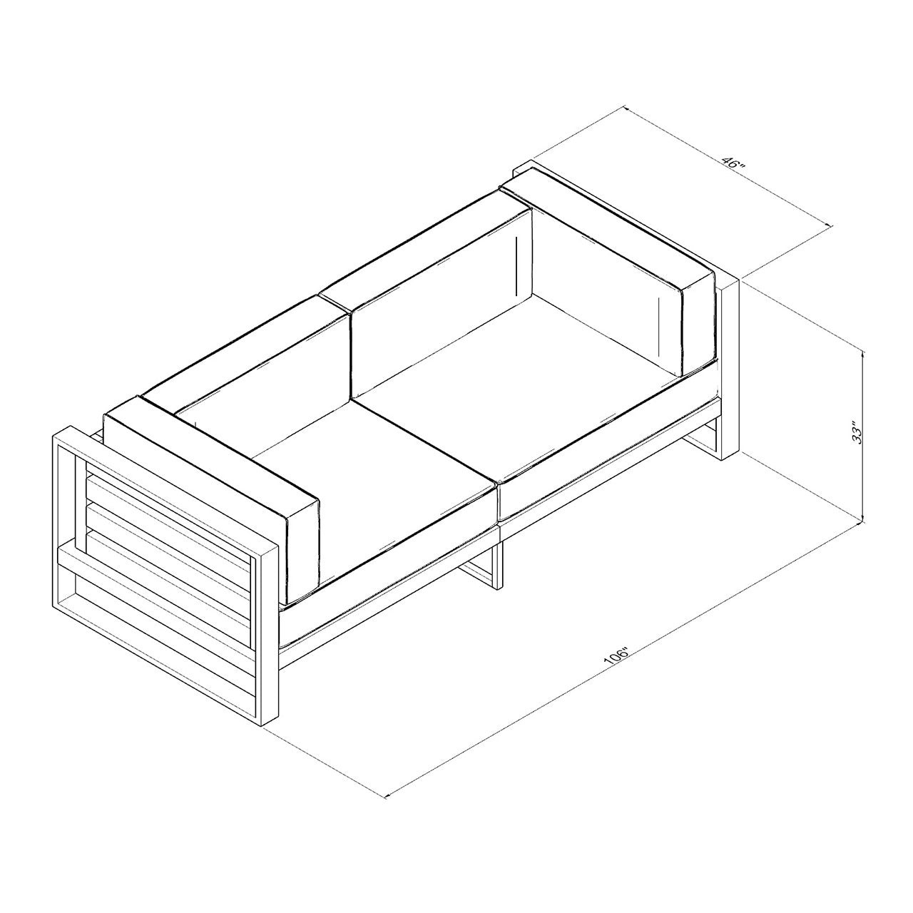 Sausalito Bay Spencer Sofa