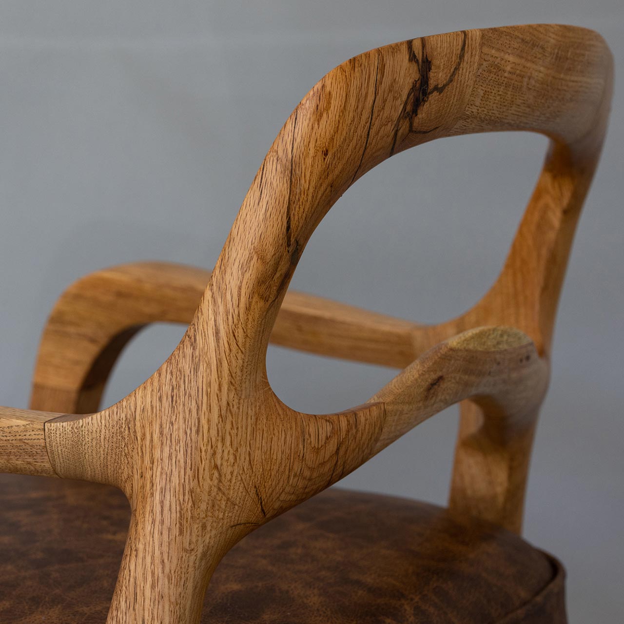 Monte Nido  Oak Occasional Chair