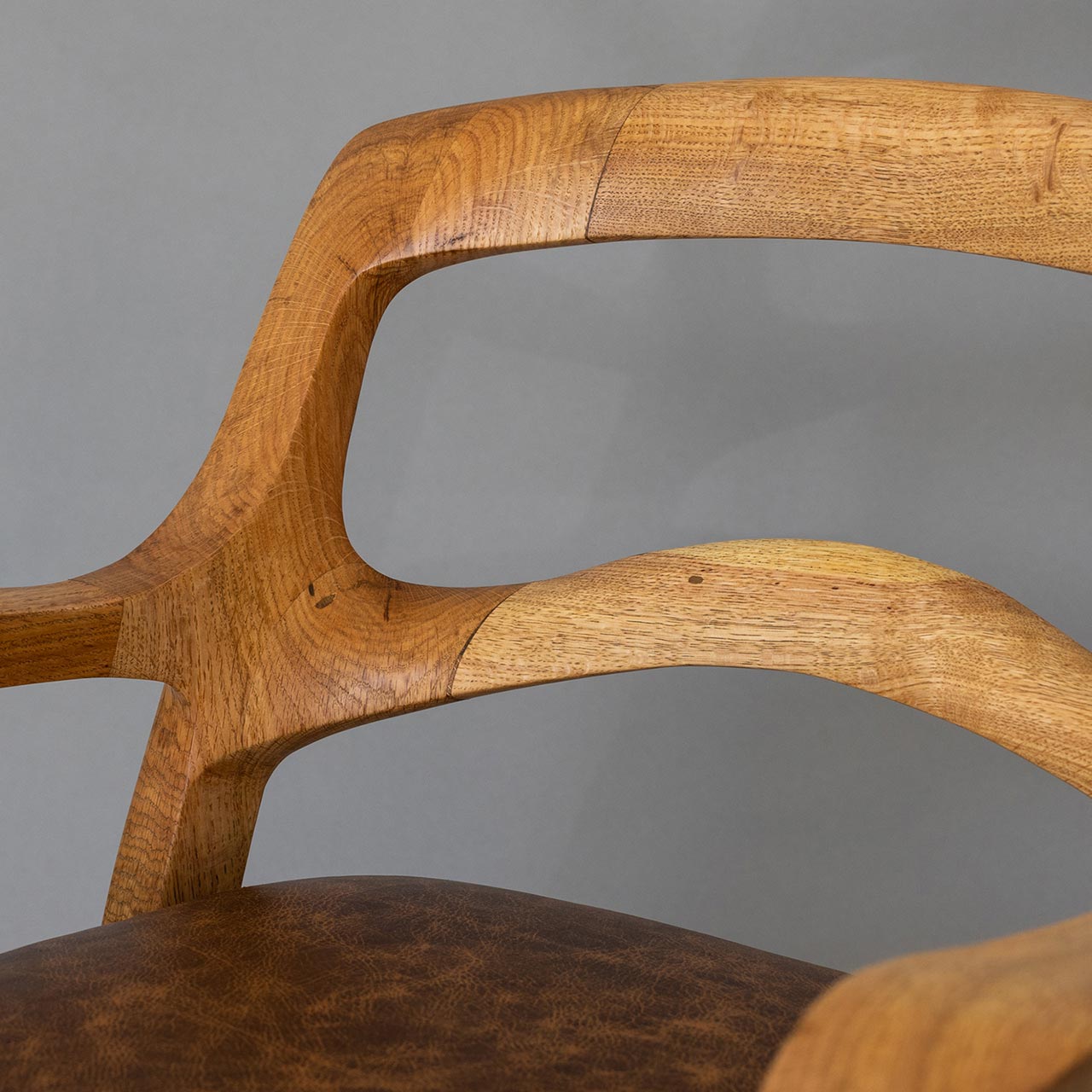 Monte Nido  Oak Occasional Chair