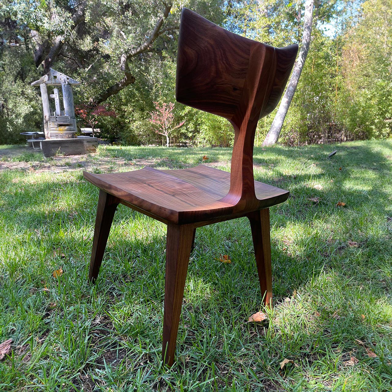 Monte Nido  Butterfly Back, Walnut scoop seat Chair