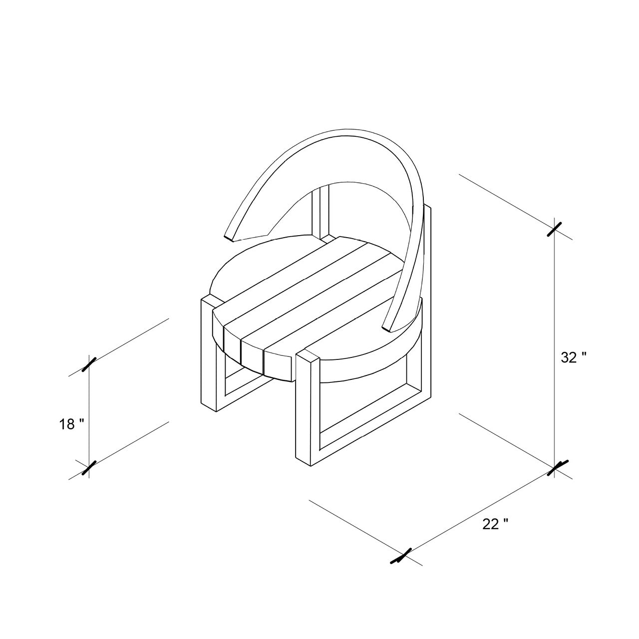 Tahoe Grand Zephir Chair