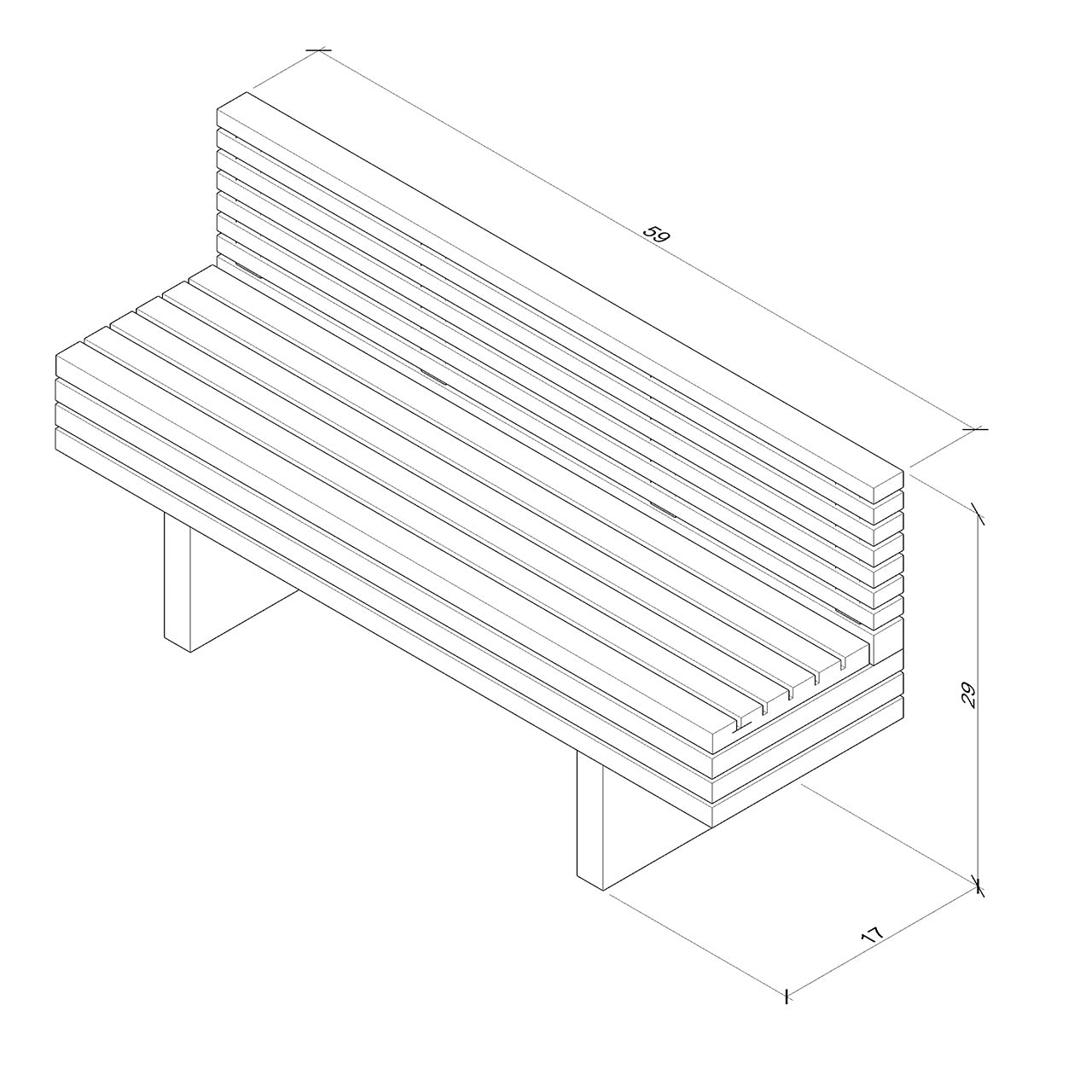 Tahoe Grand Homewood Bench